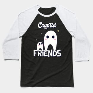 Cryptid Friends Baseball T-Shirt